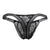 CandyMan 99420 Double Lace Thongs Color Black