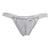 CandyMan 99420 Double Lace Thongs Color Gray