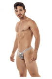 CandyMan 99420 Double Lace Thongs Color Gray