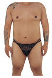 CandyMan 99421X Lace G-String Thongs Color Black