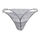 CandyMan 99421X Lace G-String Thongs Color Gray