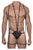 CandyMan 99470 Bodysuit Thongs Color Black