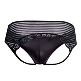 CandyMan 99490X Lace-Mesh Jockstrap Color Black