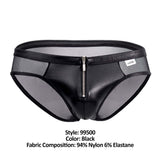 CandyMan 99500 Zipper-Mesh Bikini Color Black