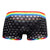 CandyMan 99511X Polka Mesh Trunks Color Black