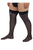 CandyMan 99533X Mesh Thigh Highs Color Black