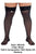 CandyMan 99533X Mesh Thigh Highs Color Black