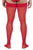 CandyMan 99533 Mesh Thigh Highs Color Red