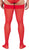 CandyMan 99533 Mesh Thigh Highs Color Red