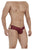 CandyMan 99535 Bow Jockstrap Color Burgundy