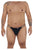 CandyMan 99536X Bikini Jockstrap Color Black-Animal Print