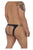 CandyMan 99536X Bikini Jockstrap Color Black-Animal Print