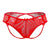 CandyMan 99538 Lace Jockstrap Color Red