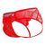CandyMan 99538 Lace Jockstrap Color Red