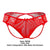 CandyMan 99538 Lace Jockstrap Color Red