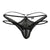 CandyMan 99547 Double Thongs Color Black