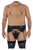 CandyMan 99550X Lace Garter-Jockstrap Outfit Color Black