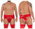 CandyMan 99550X Lace Garter-Jockstrap Outfit Color Red