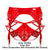 CandyMan 99550X Lace Garter-Jockstrap Outfit Color Red