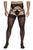 CandyMan 99550 Lace Garter-Jockstrap Outfit Color Black