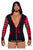 CandyMan 99575 Hoodie Bodysuit Color Black