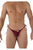 CandyMan 99579 Lace Heart Bikini Color Burgundy