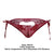 CandyMan 99579 Lace Heart Bikini Color Burgundy