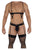 CandyMan 99581 Harness-Thongs Outfit Color Black