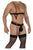 CandyMan 99581 Harness-Thongs Outfit Color Black