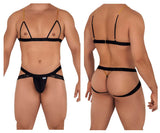 CandyMan 99582 Harness-Jockstrap Outfit Color Black