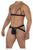 CandyMan 99582 Harness-Jockstrap Outfit Color Black