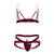 CandyMan 99582 Harness-Jockstrap Outfit Color Burgundy