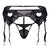 CandyMan 99589X Lace Garther G-String Color Black