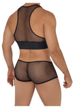 CandyMan 99590 Mesh Top-Trunks Outfit Color Black