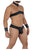 CandyMan 99592 Harness-Thongs Outfit Color Black