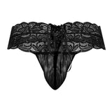 CandyMan 99595X Lace Thongs Color Black