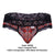 CandyMan 99596 Mesh-Lace Thongs Color Leopard Print
