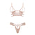 CandyMan 99604 Harness-Thongs Outfit Color Rose