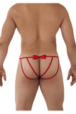 CandyMan 99606 Bow Jockstrap Color Red