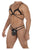 CandyMan 99610 Harness Thong Outfit Color Snake Print