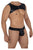 CandyMan 99612 Harness Thong Outfit Color Black