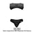 CandyMan 99612 Harness Thong Outfit Color Black