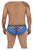 CandyMan 99615X Spank Me Lace Briefs Color Dark Blue