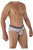 CandyMan 99615 Spank Me Lace Briefs Color White