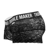 CandyMan 99616X Trouble Maker Lace Trunks Color Black