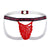 CandyMan 99619 Stop Staring Lace Jockstrap Color Red