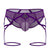 CandyMan 99625 Mesh Garter Briefs Color Purple