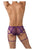 CandyMan 99625 Mesh Garter Briefs Color Purple