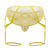 CandyMan 99625 Mesh Garter Briefs Color Yellow