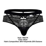 CandyMan 99627X Lace Jockstrap Color Black